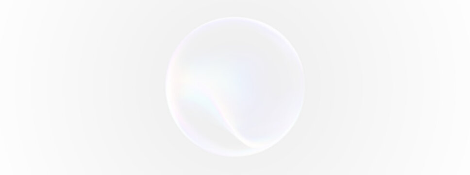 PNG bubble sphere with glowing gradient and transparent bubble liquid shine over abstract background, vibrant smooth bubble shape in futuristic design for poster layout PNG.