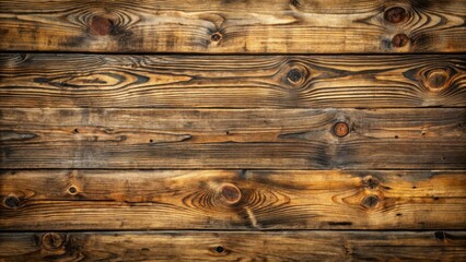 Weathered wooden plank background with visible knots and cracks, rustic texture, earthy tones, natural decay , knots