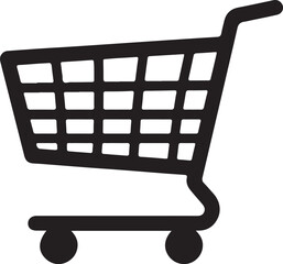 Simple Shopping Cart Icon Design for E commerce Websites and Mobile Applications