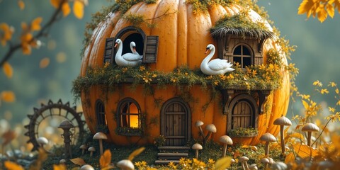 Charming Autumnal Pumpkin Home