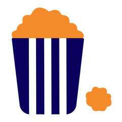 popcorn vector, icon