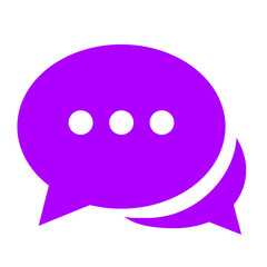 Fototapeta premium chat bubble icon vector 