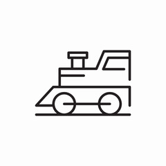 locomotive train icon vector sign