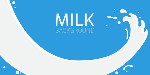 Milk splashes background vector illustration