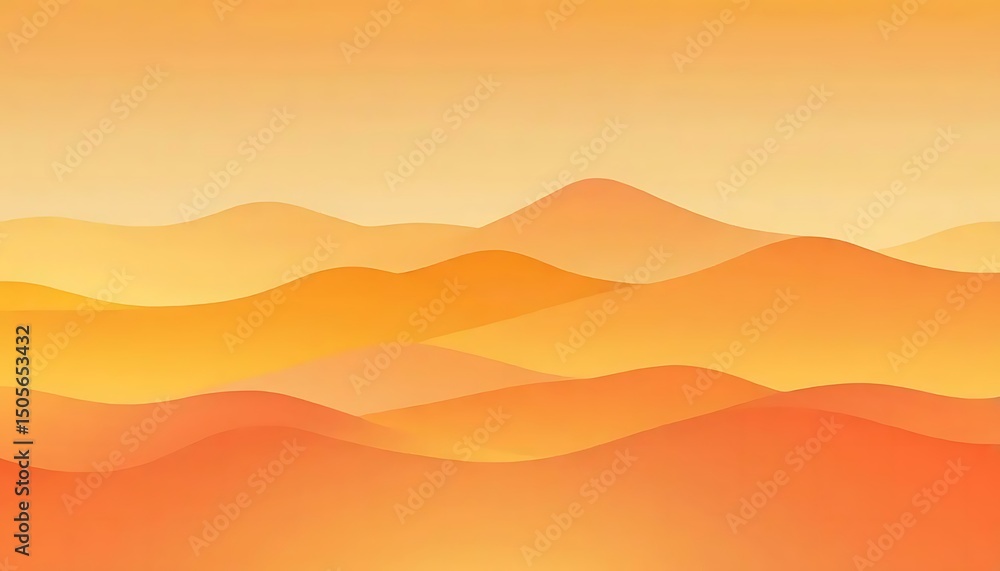 Poster serene blue sky gradient backdrop with fluffy white clouds, creating peaceful and calming atmosphere