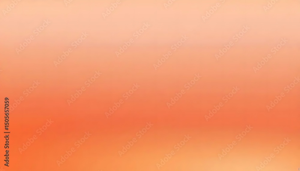 Poster a warm and inviting ombre of coral and peach hues create a gradient of soft, serene light.