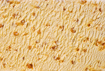 Walnuss Eis Flaeche, Speiseeis, close up, Eisdiele, Eisstruktur, 