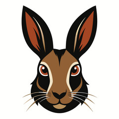 Fototapeta premium Hare Simple Logo Design