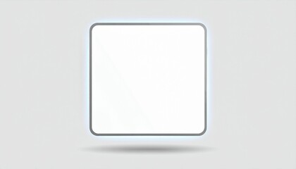 Glowing Square Screen Mockup