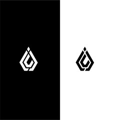 LCJ with monogram logo concept