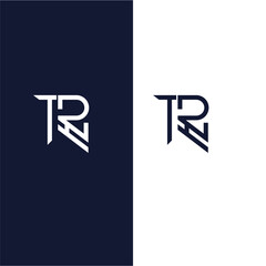logo design with THR letter concept