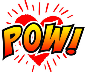 Cartoon comic sign burst clouds. Speech bubble, Pow sign expression and pop art text frames. Comics mem expressions speech, superhero book Pow label. Isolated vector symbols set