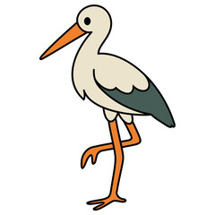 Colorful Bird Vector Illustration