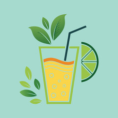 glass of lemonade