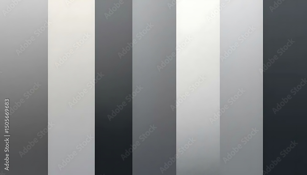Poster abstract gradient background showing a series of vertical lines in grey tones and shades