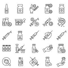 seamless pattern with medical icons