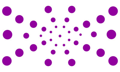 abstract dot purple with transparent background