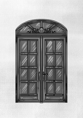 forged products, gates, wicket, door, window bars, lattice door, forged elements, lanterns, pillars