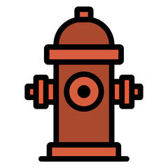 Urban Elements Vector Illustration with Tree, Building, and Traffic Symbols