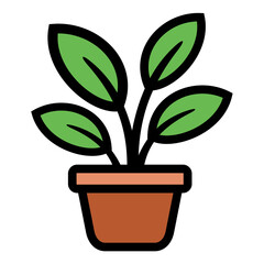 Urban Elements Vector Plant