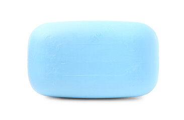One soap bar isolated on white. Personal hygiene product