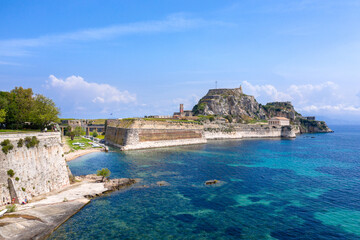 Old Venetian Fortress in Corfu island, Greece