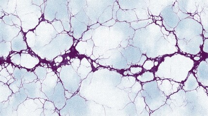 Obraz premium Abstract Fluid Texture with Irregular Blue and Purple Patterns Resembling Natural Cracks and Waves