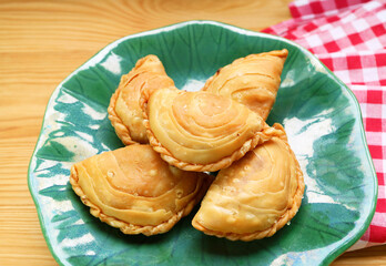 Curry Puffs, a Popular Snack in Thailand Similar to Empanadas and Samosa