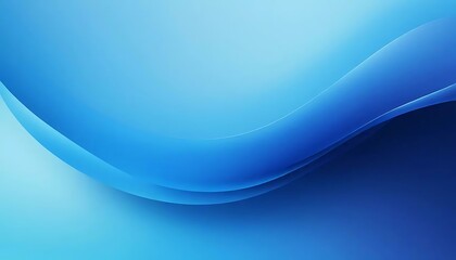 Naklejka premium Gradient of cool blues evoking serenity, depth, and peaceful transitions in coloration.