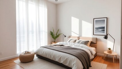 modern bedroom interior