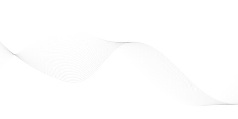 Abstract wavy grey flow halftone  stream element for design on transparent background isolated. frequency sound wave lines, technology, data science, business wave background. Vector illustration.	
