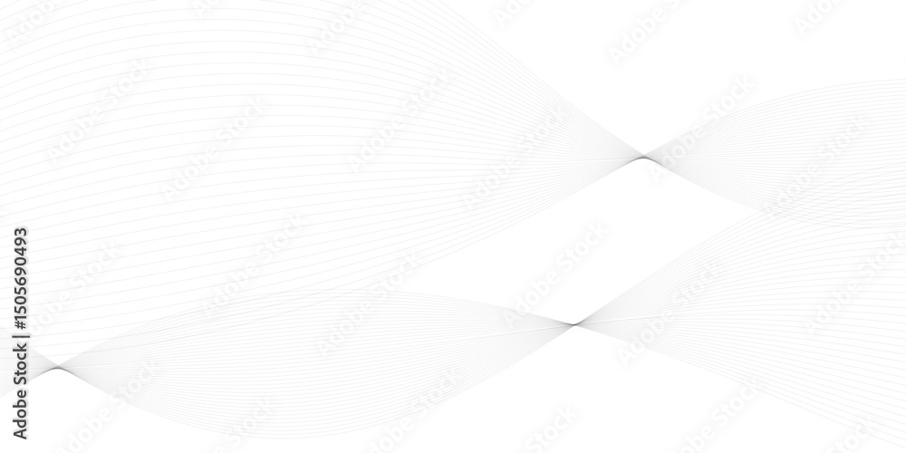 Poster halftone flowing wavy gray gradient dots shape isolated on white background. digital future technolo