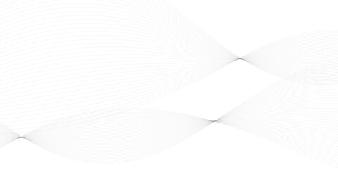 Halftone flowing wavy gray gradient dots shape isolated on white background. Digital future technology concept. Design for web design, music, cover, technology, science, data, banner, flayer, poster.