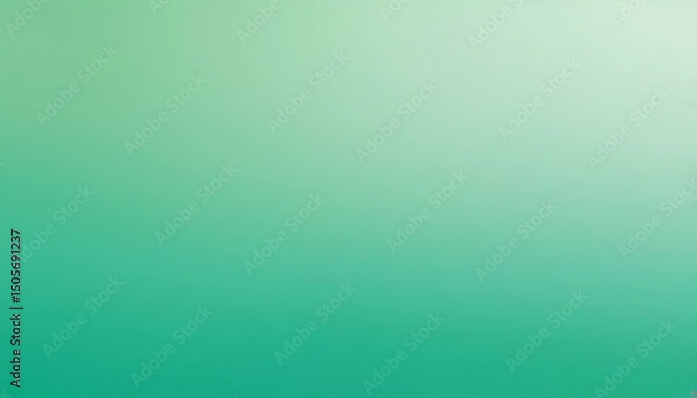 Poster smooth transition of calming green hues creating a visually soft and refreshing gradient effect.