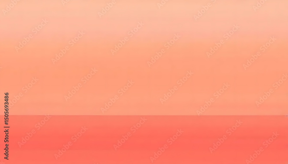 Poster abstract background showcasing a soft, gradient transition from light peach to a deeper coral hue.