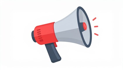 Pixel Art Megaphone Illustration