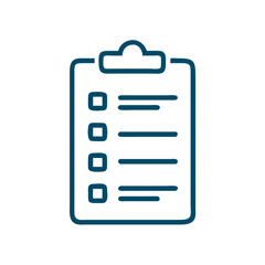 vector illustration of a clipboard