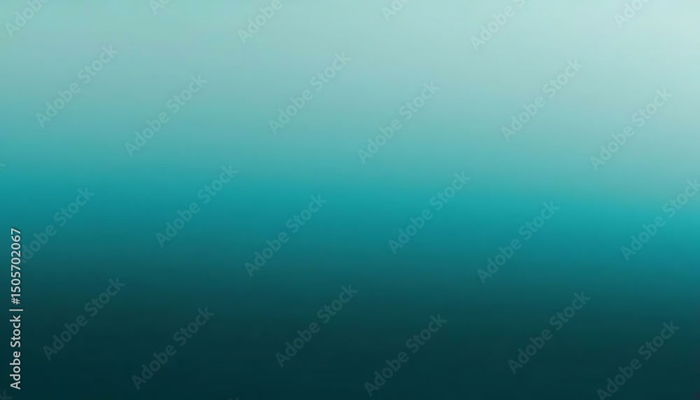 Aufkleber a gradient of teal hues transitions smoothly from light to dark, creating a calm atmosphere.