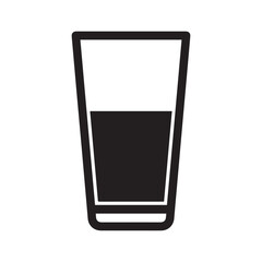 Whiskey glass black silhouette vector art and illustration Silhouette White background.