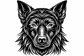 Obraz premium Dog Vector Illustration In Different Styles And Colors, Pet Animal Canine, Puppy Breed, Domestic Fur Mammal Cute, Friendly
