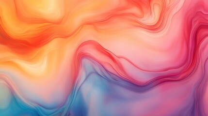 Obraz premium Vibrant tie-dye swirls in soft gradients, embodying creativity and fluidity in abstract design.
