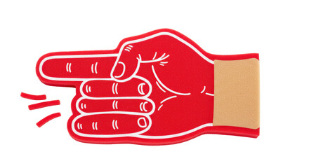 Isolated Foam Finger
