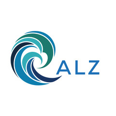 ALZ Creative Wave Icon for Branding. ALZ Letter logo.
