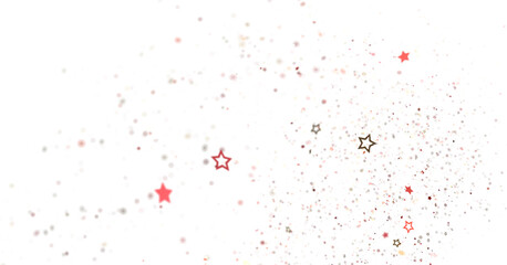 Dazzling 3D Illustration: Witness a Downpour of Golden Stars