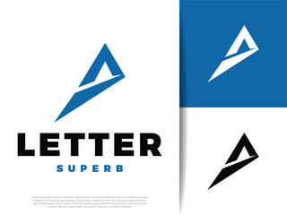 Initial Letter A Icon Illustration Design