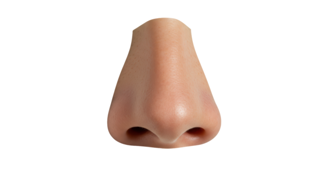 Isolated Human Nose