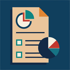 Voting ballot box vector illustration with yes no maybe check marks, a business concept web design...