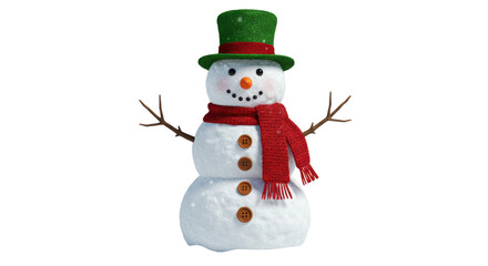 Isolated Snowman