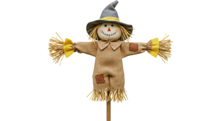 Isolated Scarecrow Halloween