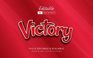 victory text effect. win streak game design